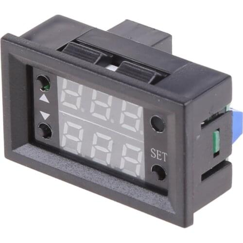 12V Timer Delay Relay Module Digital LED Display Cycle 0-999 Adjustable Relay