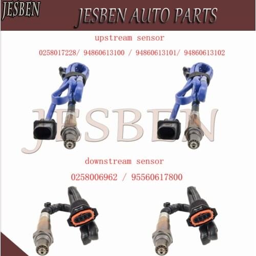 4PCS 0258006962 0258017228 Lambda probe Oxygen O2 Sensor fit For PORSCHE CAYENNE GTS S 4.8 9PA 2007-2010 95560617800 94860613100