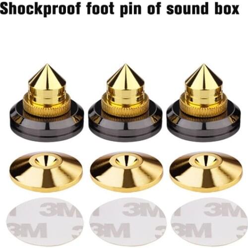 6PCS Pure copper speaker Shockproof foot pin speaker pad CD power amplifier shock absorber pin