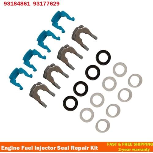 93184861 93177629 Fuel Injector Seal Kit 2.2 Petrol Fits Vauxhall Opel / Astra / Vectra / Zafira Engine Nozzle Repair Kit