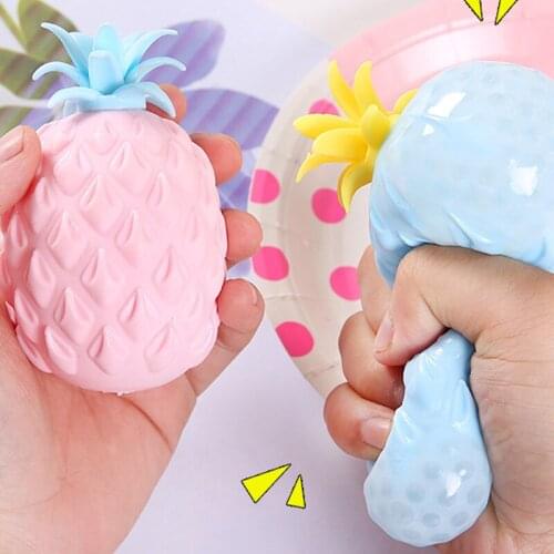 BalleenShiny Fidget Toy Antistress Creativity Sensory Toy Soft Pineapple Baby Kids Funny Prank Toy Child Gift Kawaii Squeeze Toy