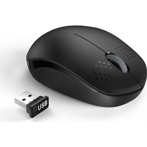 I210 Noiseless Mouse Wireless 2.4G Silent 2 Buttons Ergonomic Mute Mice for Computer Laptop Mouse for Desktop Notebook PC Mause