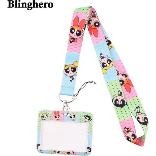 CB636 Cute Cartoon Lanyard for Key Camera Whistle ID Badge Holder Cell Phone Neck Strap Hanging Rope Gift Mobile Phone Straps