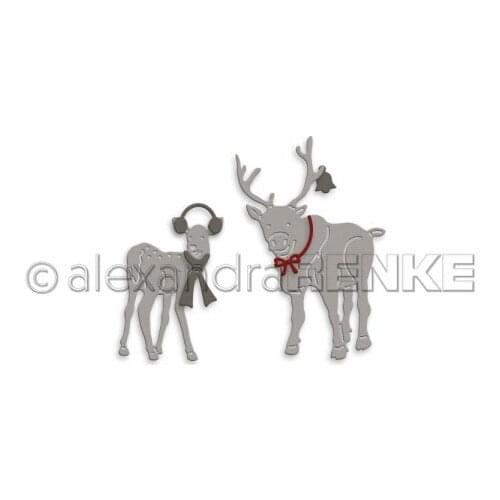 CH 2020 New Arrival Christmas Animals Metal Cutting Dies 3D DIY Scrapbooking Carbon Sharp Craft Die Photo Invitation Cards Decor