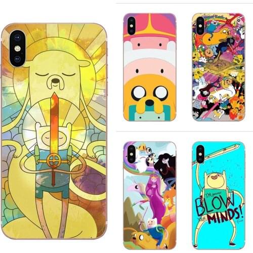 Jake And Finn Adventure Time For LG G7 ThinQ G5 G6 K50 K40 K8 Q7 Q60 V40 V30 V20 V10 2018 Power 2 3Q Stylus Soft TPU Case Mobile