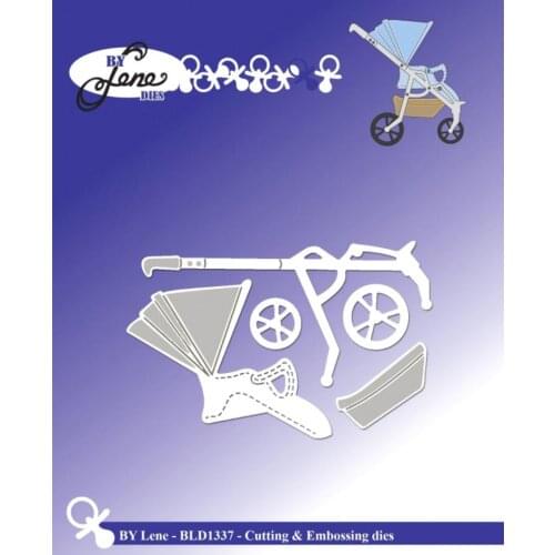 Baby carriage Metal Cutting Dies for Scrapbooking Steel Craft Cut Embossing Paper Card Album Stencil