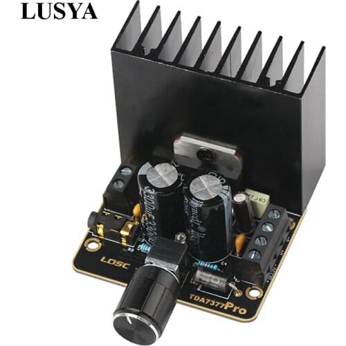 Lusya DIY Speakers TDA7377 Audio Amplifier Board 35W*2 Dual Channel Stereo Car Power Amplifier Module 12V Supply Power A9-007