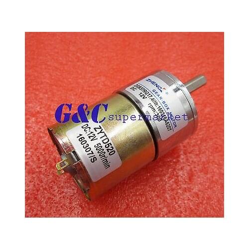 12V DC 300 RPM High Torque Gear-Box Electric Motor Hot diy electronics