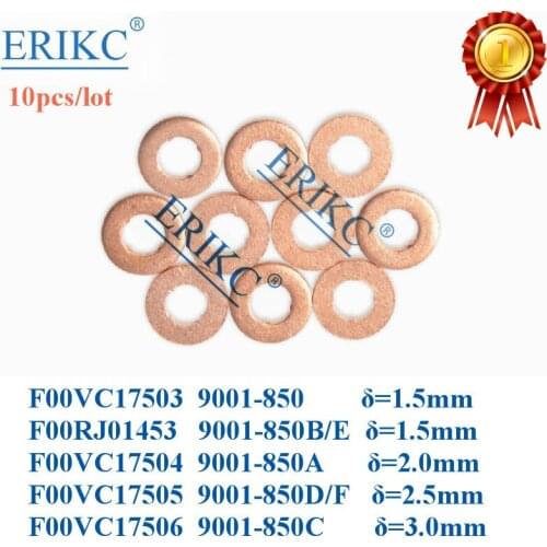 ERIKC F00vc17503 Injector Copper Rings Washers Shims Gasket F00vc17504 Injection Heat Cover F00vc17505 F00rj01453 F00rj02175