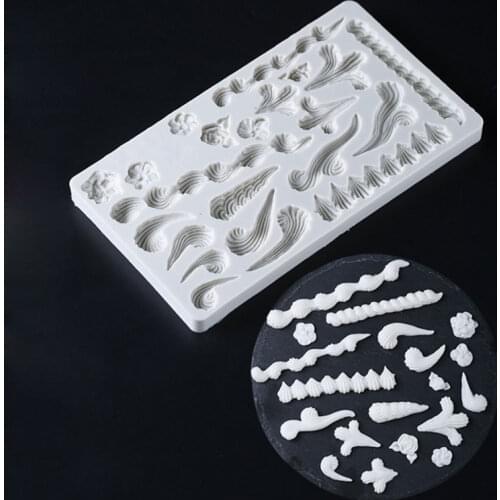 European Emboss Lace Silicone Mold Fondant Mould Cake Decorating Tool Chocolate Gumpaste Molds, Sugarcraft, Kitchen Accessories