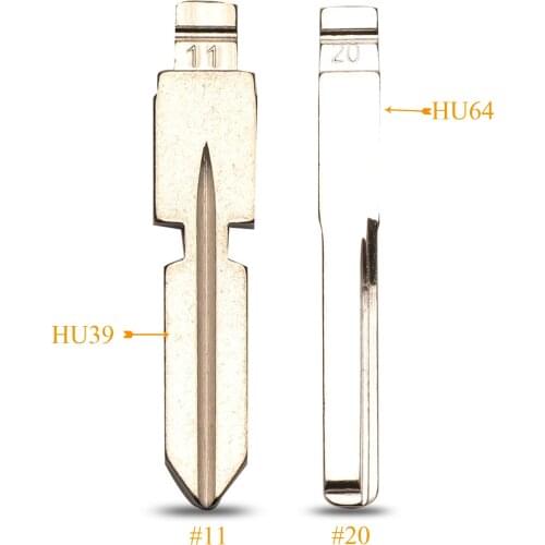 Kutery #11 #20 Remote Key Blade For Kia Rio For Mercedes-Benz E Class Uncut Key Blank