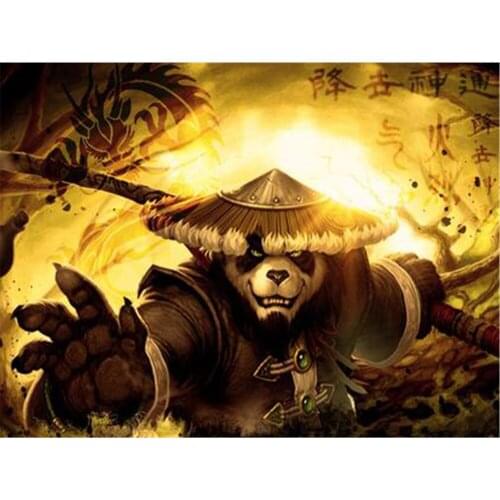 World Of Warcraft DIY Cross Stitch Embroidery 11CT Kits Needlework Craft Set Printed Canvas Cotton Thread Home Dropshipping