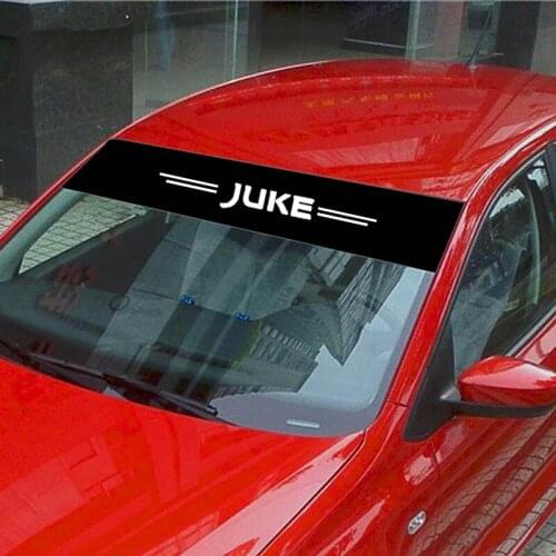 Car Sticker Styling Decoration Decals Car Front Rear Windshield Prevent Sunlight Reflection For Nissan Juke Accessories