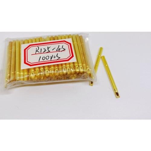 100PCS New Metal Test Needle R125-4S Test Thimble P125 With Length of 30MM Needle Seat Spring Test Needle