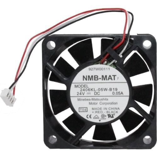 New and original 2406KL-05W-B19 6cm 60mm 6015 DC 24V 0.05A Double ball bearing mute inverter cooling fan