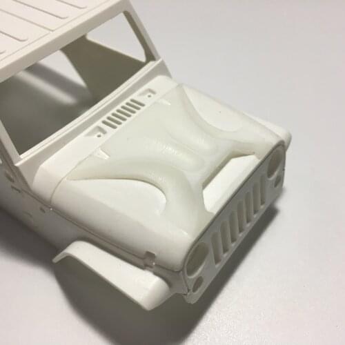 Orlando Hunter RC Model 1:35 front Engine Cover Appearance hood decorating Parts for Wrangler A01