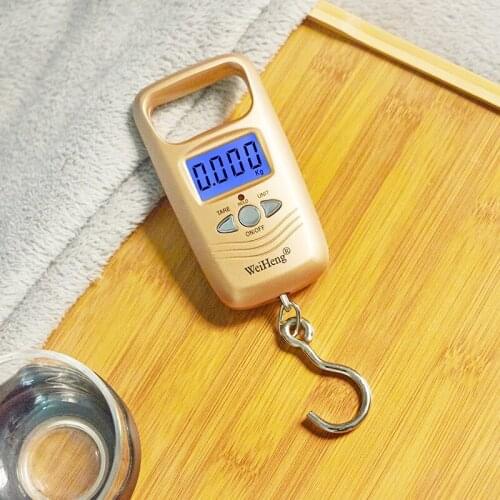 Portable Hand Held Digital Hanging Scale for Kitchen Suitcase Travel bag Electronic Weighting Luggage Scale Fish Hook Balance