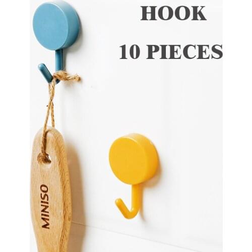 Strong viscose hook hole free traceless hook hook hook household bathroom wall decoration hook wall hanging small adhesive hook