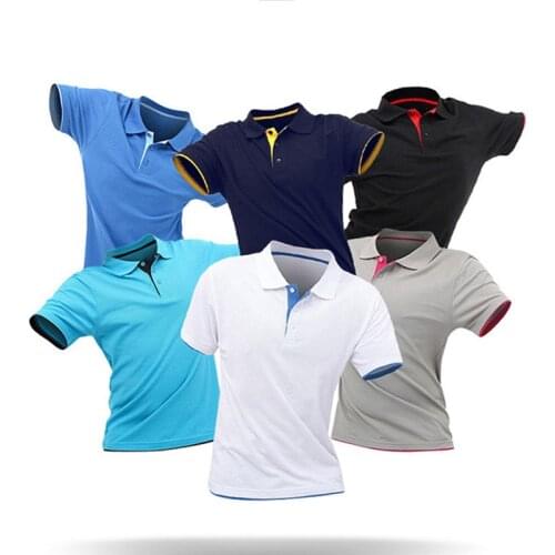Plus Size 3XL Classic T-Shirt Men Summer Casual Cotton Solid Breathable Luxury Fitness Tops Golf Tennis Camisa T Shirt Clothes