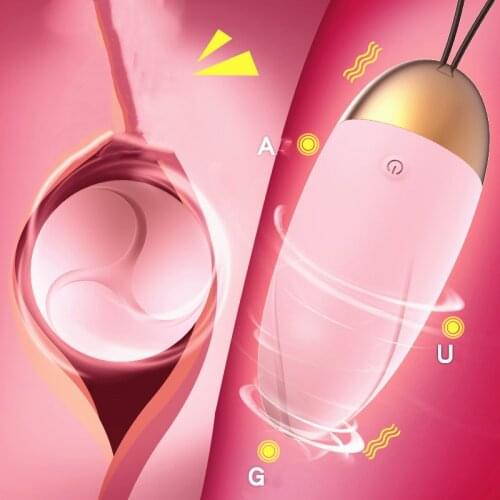 Pink G-Spot Vibrators Sex Toys 10 Speeds Mini Massage Ball Waterproof Vibrating Egg for Women Stimulator Erotic Battery Power