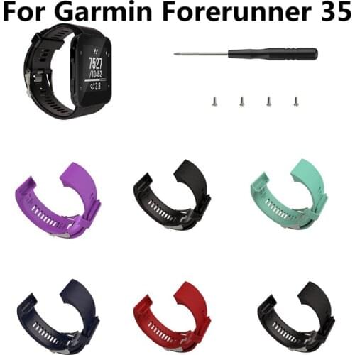 Silicone Strap Replaceable Watch Band With Tools For Garmin Forerunner 35 FR35/Forerunner 30 Watch Strap For Fenix Chronos Watch