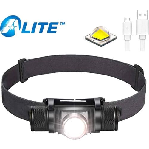 TMWT Lightweight fishing Headlamp 1000-Lumen Flashlight 3 Mode Rechargeable LED Head Lamp 2Pack With Head rope