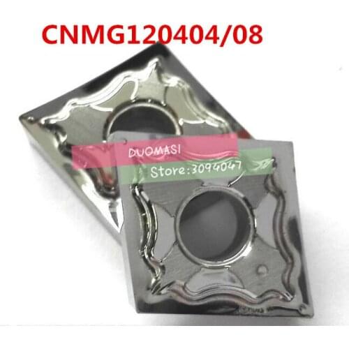 10PCS aluminum carbide insert CNMG120404 /CNMG120408 HA, CNC lathe tool, suitable for aluminum processing, insert MCLNR/MCBNR