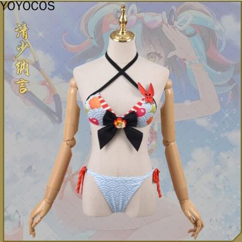 YOYOCOS FGO Sei Shonagon Swimsuit Cosplay Costume Fate Grand Order Cosplay Bikini Carnival Halloween Party Swimwear Costume