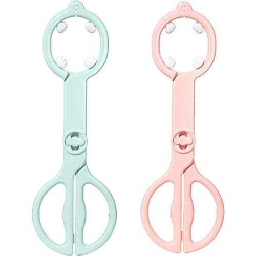 Baby Bottle Clip High Temperature Resistant Safety Bottle Clip Holder Non-slip Extended Handle Anti-scalding Forceps Clam