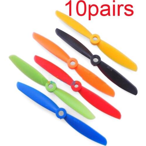 10Pairs 5045 Propeller 5x4.5 2 Blade Props CW CCW Propeller for RC Airplane UAV Drone X240 X250 DIY Parts
