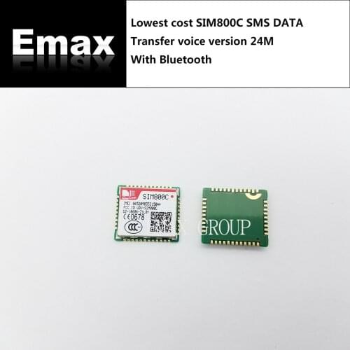 100PCS/LOT SIM800C lowest cost SMS DATA Transfer voice without Bluetooth 100% New&Original Genuine