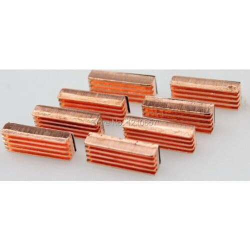 1000Pieces LOT Aluminum Heat sink Memory Cooler Graphics Card Heatsink 22 x 8 x 5mm