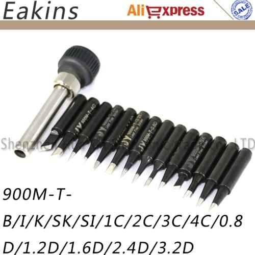14pcs/lots Black King ESD Lead-free Solder Tip + Iron Casing 936 Soldering Station FOR Hakko Saike 852 936 909D 8586 852D