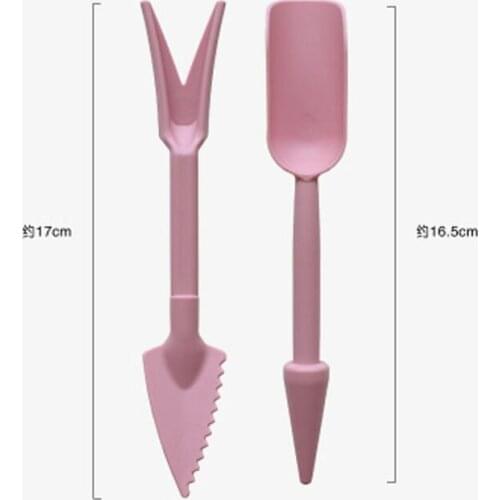 2pcs / set! Garden bonsai fertilizer drilling device Lifter transplanter succulents transplant seedlings planted tool hole punch