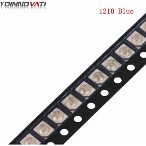 200PCS/LOT Blue Light Diode 1210 SMD LED Super 3528 LED 3.5*2.8mm New