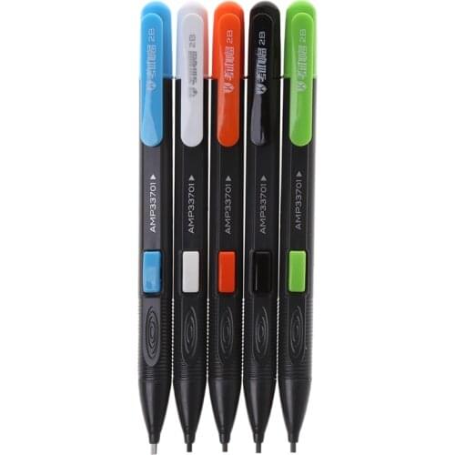 2B Mechanical Pencil Pen Compute Test Automatic With Eraser Student Supplies