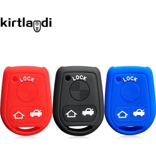 3 Button Remote Key Case Shell for BMW E31 E32 E34 E36 E38 E39 E46 Z3 Cover Fob Car Key Case Keychain Protection Jacket Skin Set