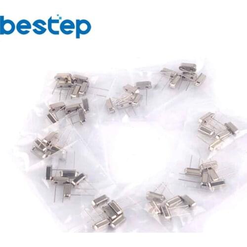 50PCS Crystal Oscillators HC-49S 10 Values* each value 5pcs Assortment Kit 4MHZ,6MHZ,8MHZ,12MHZ,16MHZ,20MHZ,24MHZ~27MHZ