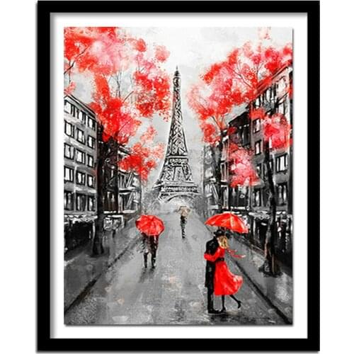 Diamond embroidery sale Street Love 5d diamond painting full diamond picture of rhinestones cross-stitch christmas gifts