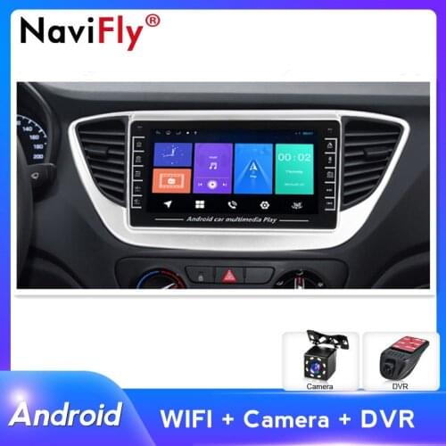 IPS HD1280*720 WIFI BT Android For Hyundai solaris 2017 2018 Verna Car Radio Audio Multimedia Video Player Navigation GPS 2 Din