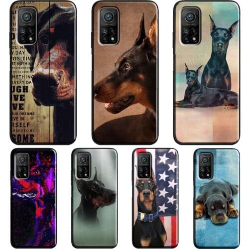 Doberman Dog For POCO M3 Pro F3 X3 NFC Case For Xiaomi Mi Note 10 Lite A3 9T 10T Pro Mi 11 Lite Coque