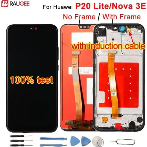 Display For Huawei P20 Lite LCD Display ANE-LX1 ANE-LX3 Touch Screen Digitizer Glass Panel Replacement For Huawei Nova 3E LCD
