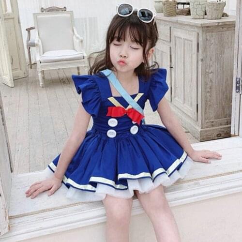 Girls' Suit Uniform Temperament Princess Blouse + Skirt 2020 Summer New Japanese School Style ChildrenS Clothing Sets