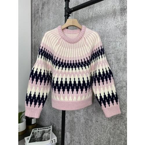New ladies fashion 2021 long-sleeved sexy casual color contrast cardigan 1023