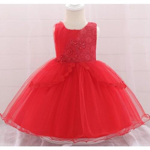 New Girls Dresses For Summer cotton Ball Gown party dress Baby Girls Cute Princess Dress,girls clothing red white pink