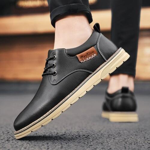 New Fashion Business Dress Men Classic Suits Fashion Lace-up Oxfords Mens Formal Oxford Comfortable Casual Slip on Oxford