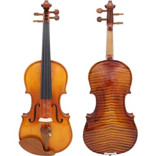 Professional 4/4 Full Size Violin Solid Wood Spruce Panel Acoustic Violin Fiddle With Case Bow Beginners Musical Instrument Gift