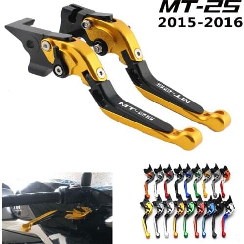 For YAMAHA MT-25 MT 25 MT25 2015 2016 2017 2018 Foldable Adjustable Handbrake Extendable Lever Brake Clutch Lever
