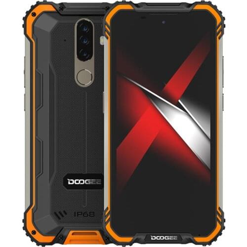 DOOGEE S58 Pro Mobile Phone IP68/IP69K Waterproof Rugged Phone 5180mAh 5.71"FHD+Display 6GB+64GB Android 10 NFC Smartphone