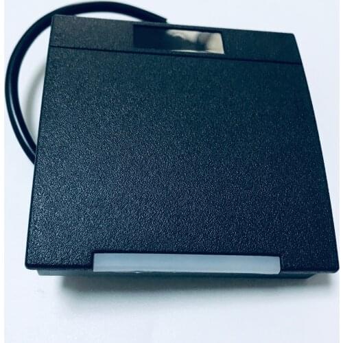 Waterproof 125KHz RFID EM / 13.56MHz MF IC card reader WG26 RS232 RS485 output communication for car parking access control